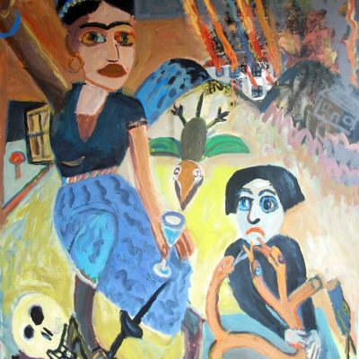 Oskar Manigk, Frida und Herta treffen sich